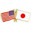 USA & Japan Flag Pin